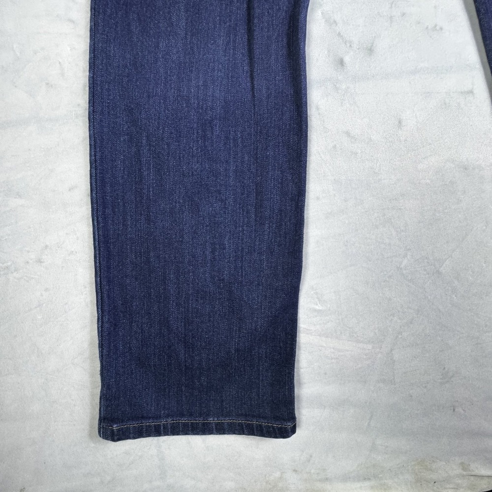 St. John's Bay Straight Leg Jeans Womens Blue Denim Mid Rise Stretch Comfort‎ 16 - Picture 12 of 16